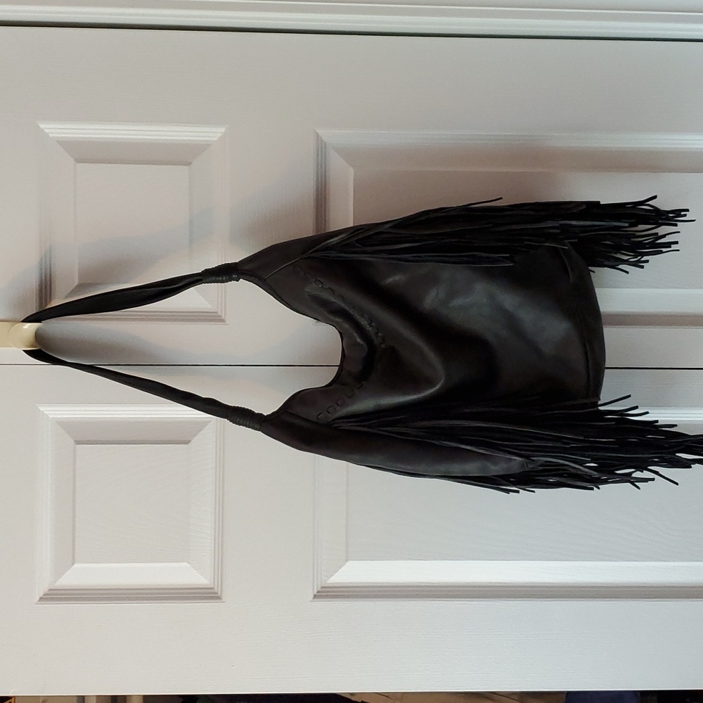 Margot Leather Fringe purse handbag